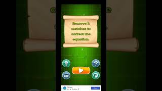 Match stick puzzle games / mind game/Memorio gaming