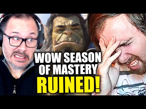 WoW Season of Mastery Servers RUINED (Asmongold Video Reaction)