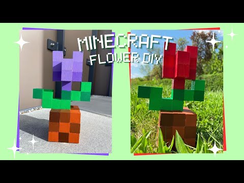 How to make a Minecraft Flower 🌹🛠 Tutorial