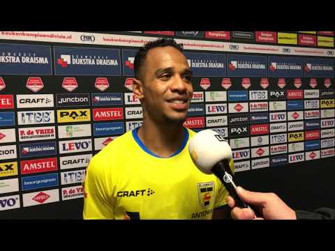 Reactie Jarchinio Antonia na afloop van SC Cambuur - Excelsior (4-0)