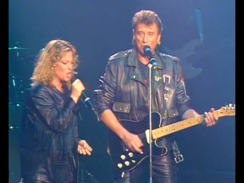 Véronique Sanson & Johnny Hallyday - Toute La Musique Que J'Aime Live 1989  Les Restos Du Coeur