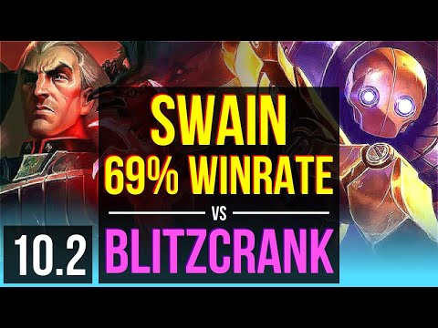 SWAIN & Draven vs BLITZCRANK & Varus (SUPPORT) | 69% winrate | EUW Grandmaster | v10.2