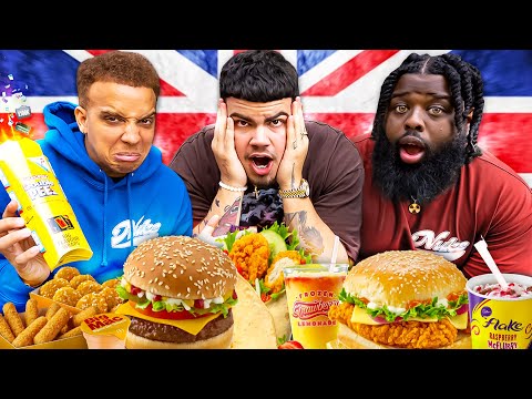 American Gamers Try BRITISH McDonald's 🍟