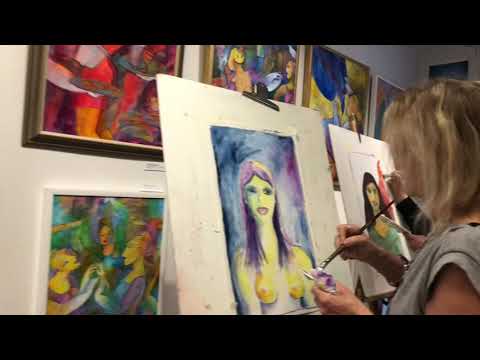 [Alina Witwitzka] Oljemålningskurs: porträtt #alinawitwitzka #creareskapandecetrum #kurs
