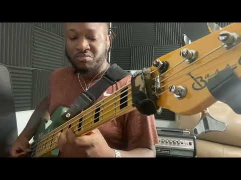 Over and over Milton Brunson bass cover