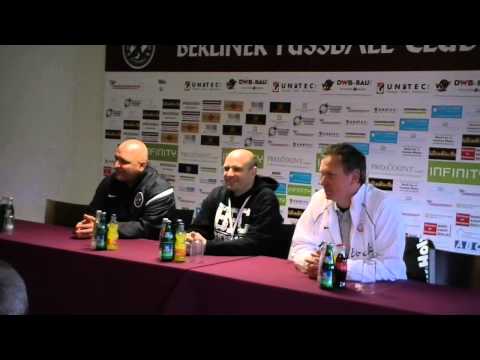 BFC Dynamo-Hansa Rostock II,23.03.2014 Pressekonferenz