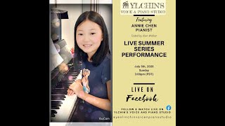 Annie's First Live Virtual Piano Performance from 