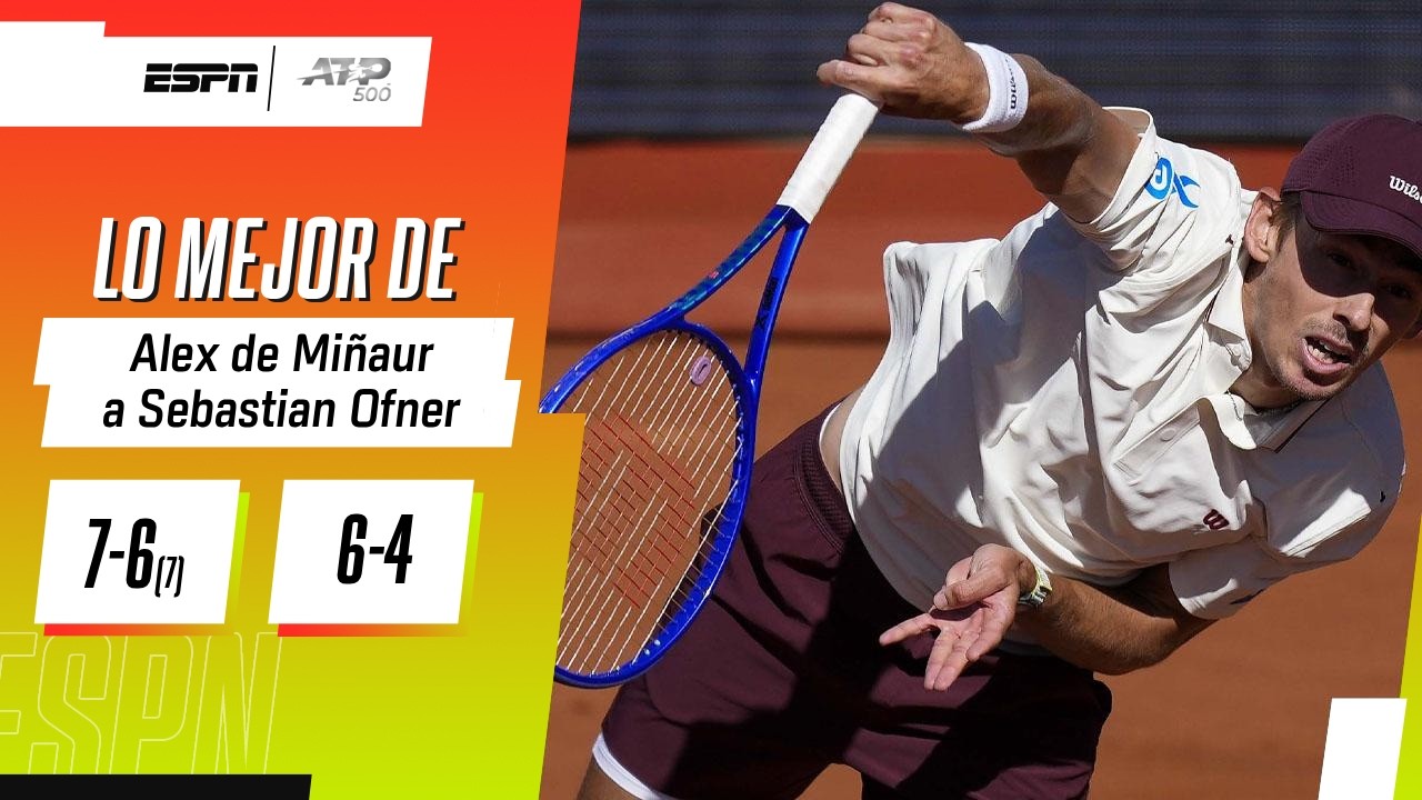 DE MIÑAUR AVANZÓ EN BARCELONA TRAS ELIMINAR SIN PROBLEMAS A OFNER | RESUMEN