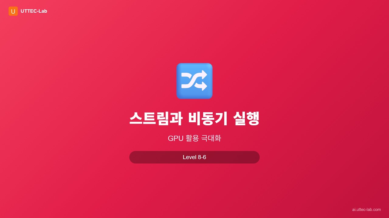 스트림과 비동기 실행 강의 영상