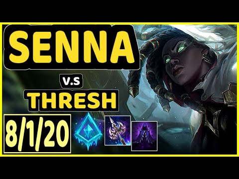 TEESUM (SENNA) vs THRESH - 8/1/20 KDA BOTTOM SUPPORT CHALLENGER GAMEPLAY - NA
