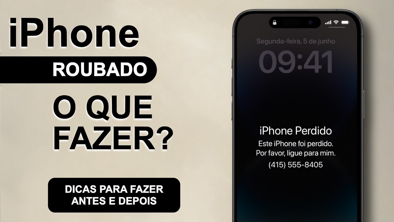 O QUE FAZER CASO SEU iPHONE SEJA ROUBADO?? (dicas p/ impedir invasão de conta)