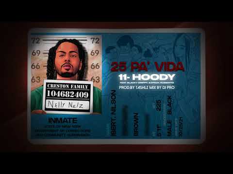 Nelly Nelz - Hoody Ft Blacky Drippy, 2.0Fray, Russo170 | 25 Pa Vida