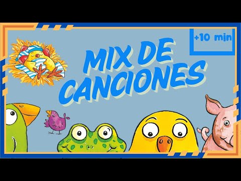 🎶🐥🐷🐸 Mix de Canciones Infantiles | Pollo Pepe, Cerdita Clea, Rana Ramona y más | Encantando Cuentos