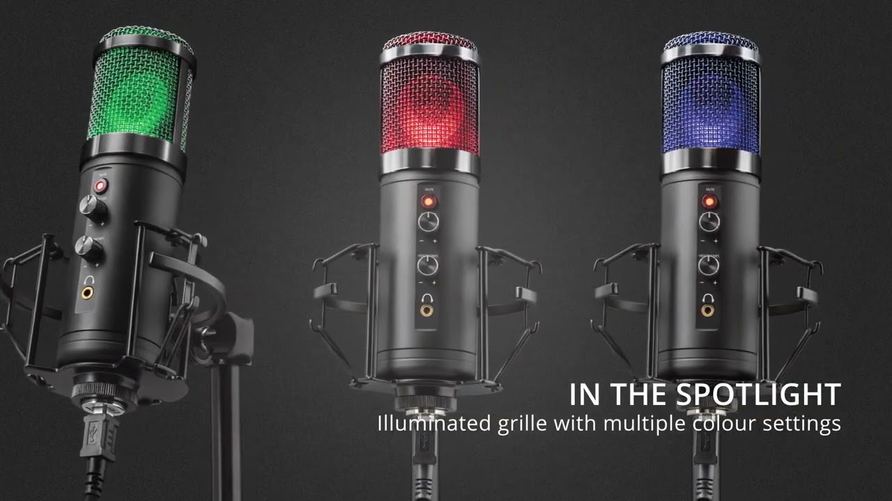 Мікрофон Trust GXT 256 Exxo USB Streaming Microphone (Black) 23510_TRUST video preview