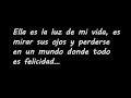 Te quiero - Amén (letra) 