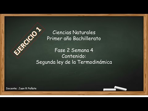PRIMER AÑO F2 S4 SEGUNDA LEY DE LA TERMODINÁMICA 4 EJERCICIO 1