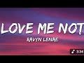 Ravyn Lenae - Love me not (Lyrics)