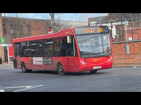 KICKDOWN + MAXED OUT!! Chaserider 144 YJ64 DWK. Optare MetroCity V1152MC. Route 36A!