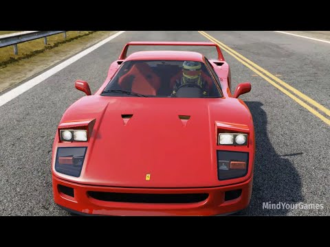 Project Cars 3 Ferrari F40 on California Highway Gameplay 1080p 60FPS