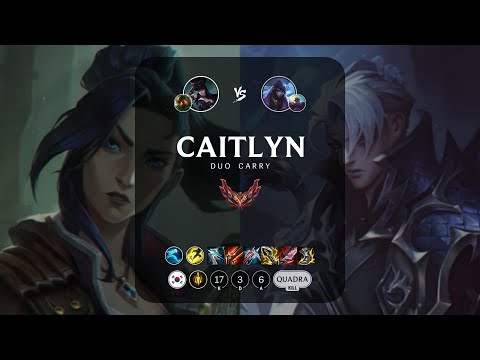 Caitlyn ADC vs Aphelios - KR Grandmaster Patch 12.21
