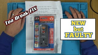RCD Safety Adaptor - New BUT Faulty - Can it be FIXED?