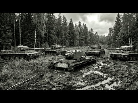 Когда 4 «Тигра» зажали КВ-1 в болоте — ответ КОМАНДИРА заставил немцев бросить технику!