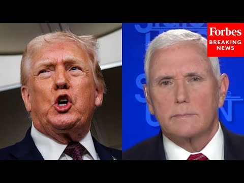 JUST IN: Former VP Mike Pence Criticizes Trump Threats To Levy Tariffs On NATO Allies Over Greenland