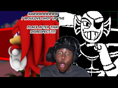 Jahclov Reacts To Knuckles vs Undyne   RAP BATTLE