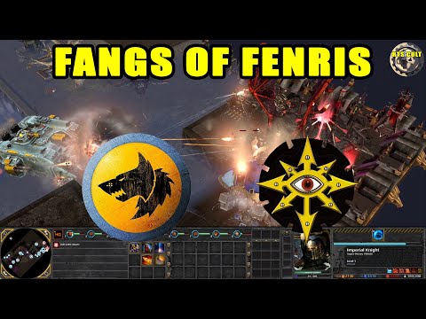 Fangs of Fenris -  Space Wolves Push Against Chaos Black Legion 1v2 - DoW 2 Codex Edition