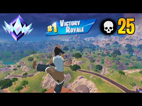 High Elimination Solo Ranked Win Gameplay (Fortnite Chapter 5 Season 2)
