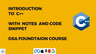 C++ In One Video : Part 1 || Introduction to C++ || Your First Program in C++