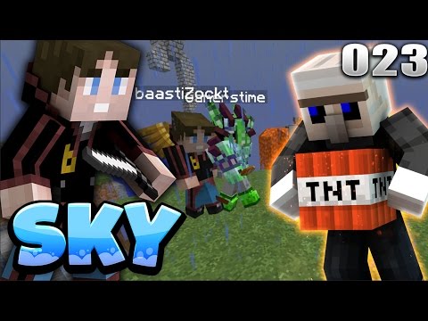 BAASTIS INSEL GESPRENGT - ES ESKALIERT | MINECRAFT SKY #23