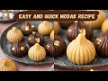 Easy & Quick Modak Recipe| One Dough Two Variations| Simple Chocolate Modak Recipe |Ganesh Chaturthi
