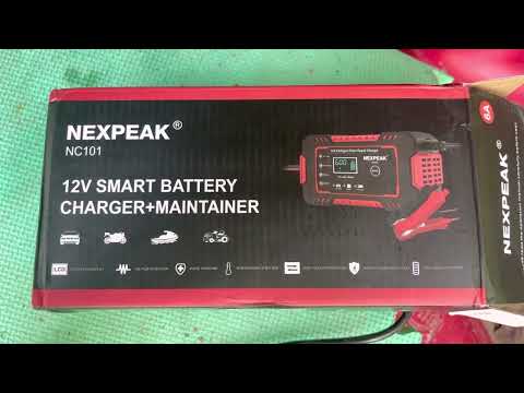 Nexpeak NC101 12V SMART BATTERY CHARGER + MAINTAINER