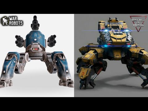 War Robots VS Battle of Titans : Spiders Robots Comparison