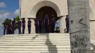 preview picture of video '2015.02.22 Changing of the Guard at Cemetery Patrimonial Santa Ifigenia, Santiago de Cuba, Cuba 03'