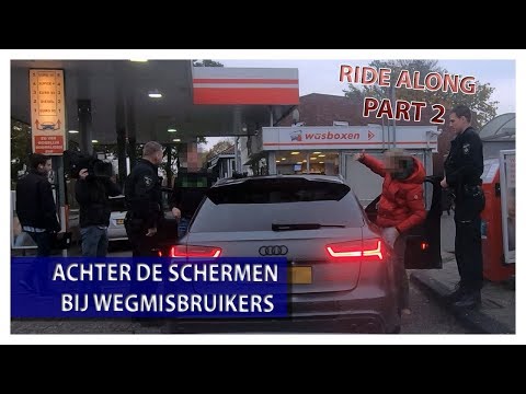 AUDI RS6+ aan de kant - Achter de schermen bij Wegmisbruikers - Politievlogger Jan-Willem & Niels