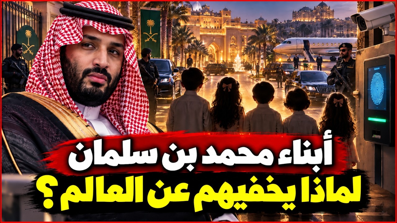 السبب الخفي الذي جعل محمد بن سلمان يخفى أطفاله عن العالم