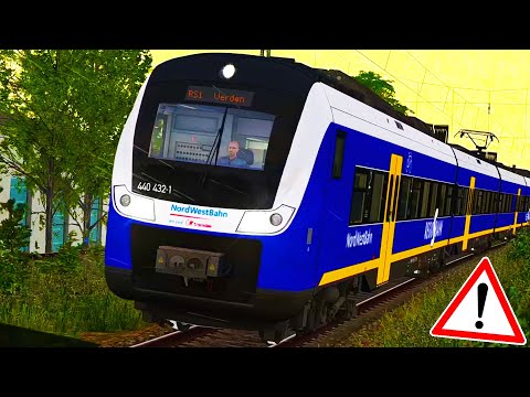 SCHWERES UNWETTER - GEFAHR! RegioSbahn 2 Bremerhaven Lehe - Verden | TRAIN SIMULATOR 2021 ☆ Upgrade