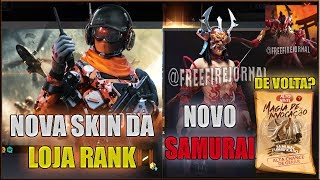 VAZOU TUDO! Nova skin de RANK, Novo SAMURAI, Modo MATA MATA, SAMURAI ZUMBI de VOLTA e MAIS