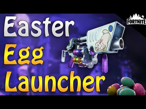 FORTNITE - How To Get The New Easter Egg Launcher (Perks And Gameplay) Video