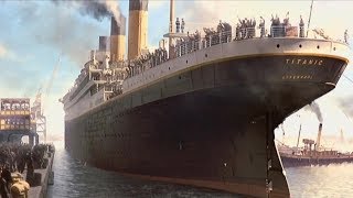 Titanic departing