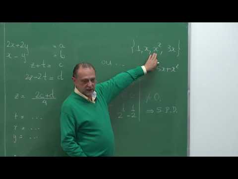 MAT3457 - Álgebra Linear 1 - Aula 20