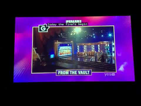 Jeopardy, intro - Million Dollar Masters Tournament Day 9 (5/13/02)