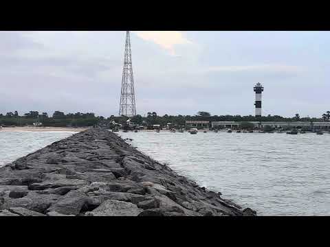 Beautiful Vembar Beach | Light house | Clean water beach