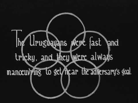1924: Olympic Football final Uruguay vs Switzerland 3-0