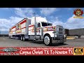 American Truck Simulator 1.50 - Corpus Christi To Houston - Freightliner FLC & MaxiTrans B-Double
