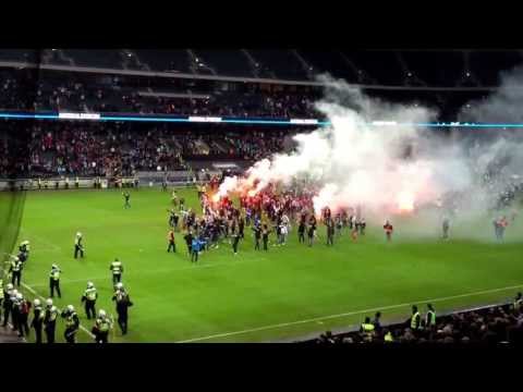 Djurgården - IFK Göteborg Finalen I Svenska Cupen - Stormningen av planen