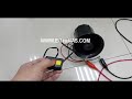 SUPER LOUD 12V Alarm Siren Horn Backup Buzzer System Police 3 Tone