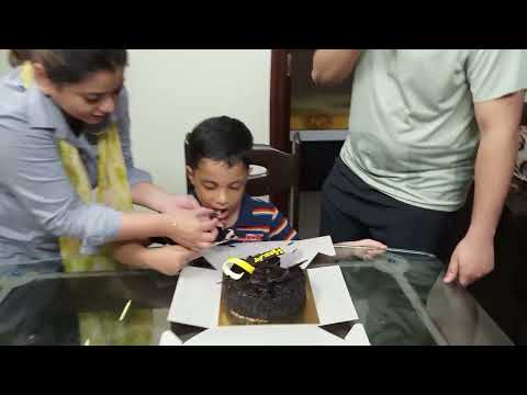 Haziq ko Birthday cake from Rashid Mamu #YouTube Short